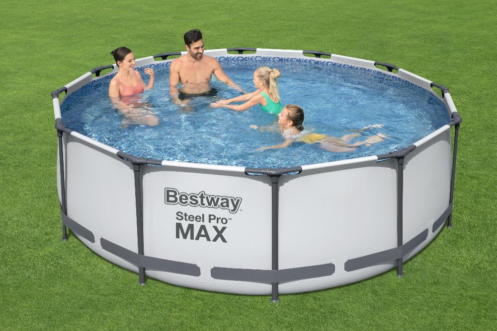 Каркасный бассейн Bestway 56260 BW, Steel Pro Max 366х100см, 9150л, фильтр-насос фото 5